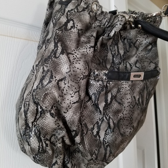 Armani Exchange Large Snake Skin Tote - Picture 7 of 8